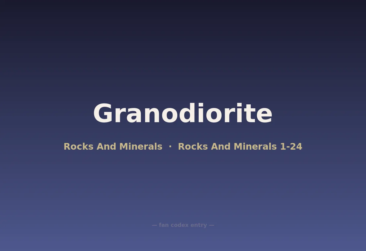 Granodiorite